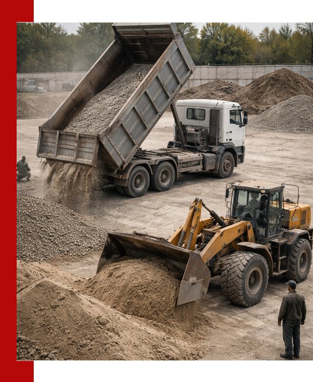 Перевозка сыпучих грузов самосвалами и бортовыми в Коломне