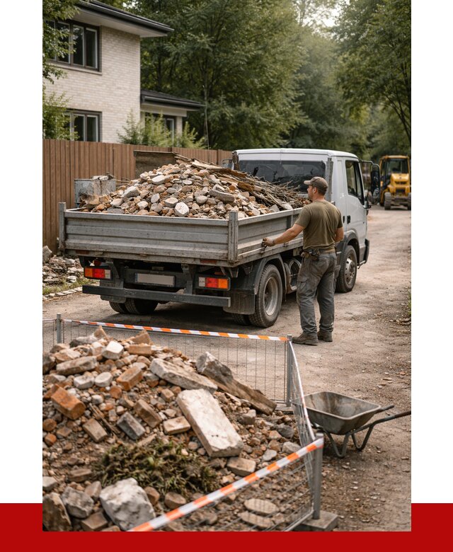 Вывоз строительного мусора с погрузкой в Коломне от 7604 р | ПРОНЕРУДКлм