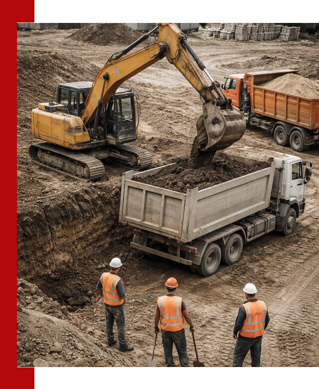 Разработка грунта для строительства и благоустройства в Коломне