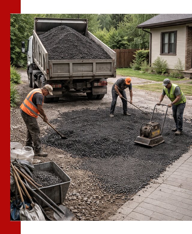 Асфальтовая крошка для двора с доставкой в Коломне